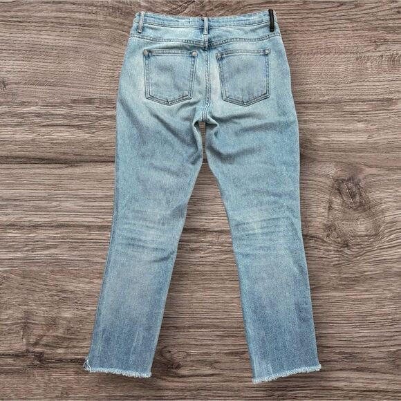 Denim X Alexander Wang Light Blue Straight Leg Jean Women 28 - Picture 2 of 9
